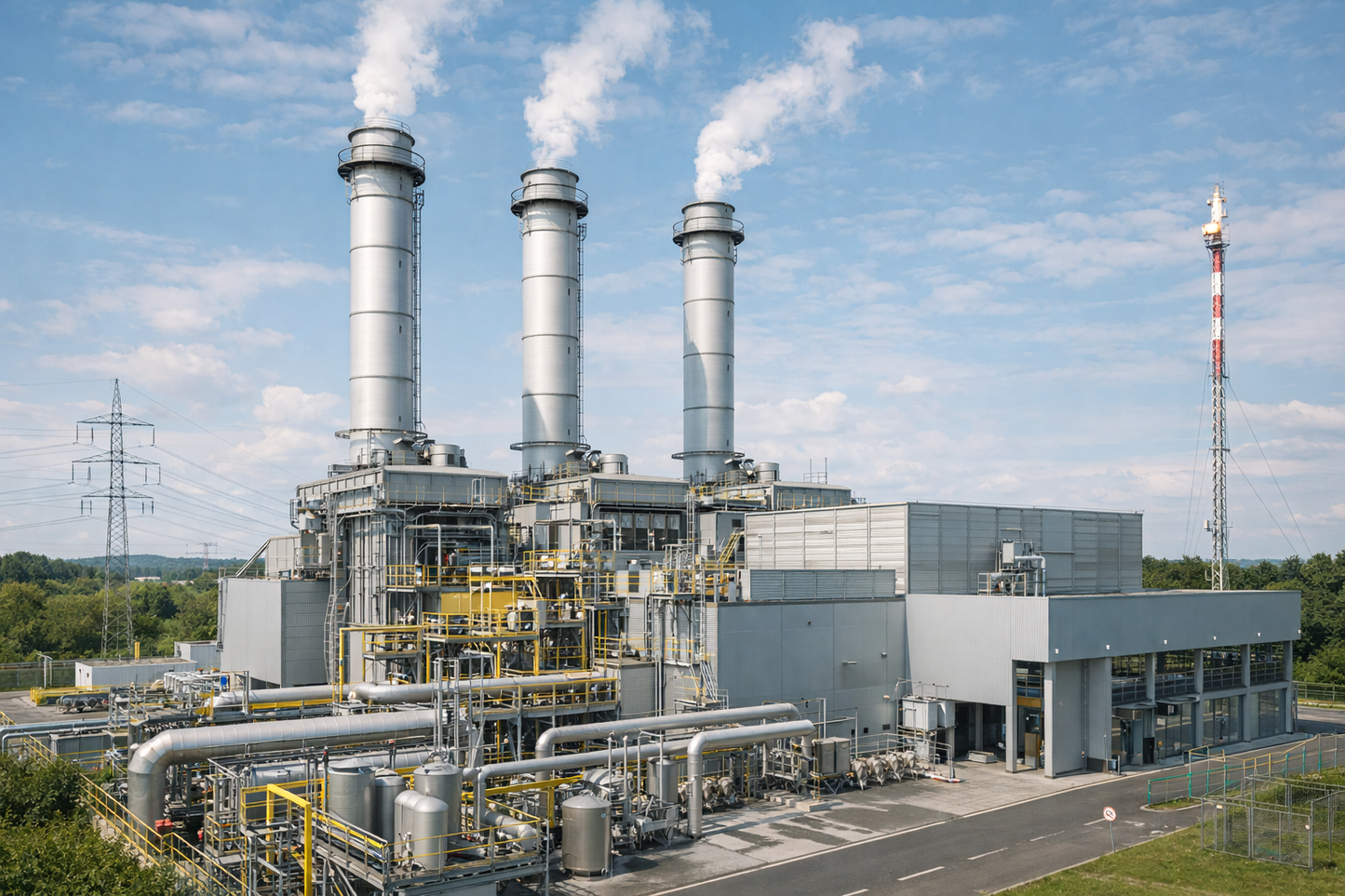 Standortübersicht gasbetriebener Energie- und Wärmeanlagen in Deutschland